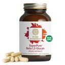 SURE SYNERGY SuperPure Beta 1,3- Glucan Extract 124; 500 mg Beta 1,3- Glucan Supplement from Algae British 124; Yeast- Free, Non-GMO, Standaryzed Extract British 124; Supports Immune Health & Diestion (60 kapsułki)