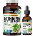 BIO KRAUTER Stinging Nettle 250 Kapsułki i Stinging Nettle Tincture 2 Fl. Oz.