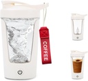 Butelka do shakera elektrycznego, Przenośne białko, Mikser Cup, USB C Shaker do gładkich shake protein, BPA- Free, Tritan, 450ml, 16oz, Stir Cup, 500mAh Recharble