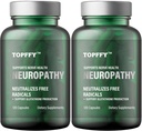 Neuropatia Mieszanka odżywcza dla Nerve Discomfort Relief, z 600mg kwasu lipoinowego alfa -benfotiamina, Maksymalna siła Naturalne witaminy Nerve, Nadaje się do stóp, Ręce, Palce, Nogi Toe