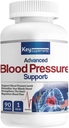 Key Supplements Blood Pressure Support 90 Kapsułki zawierają Witaminę Niacyny C B6 B12 Czosnek Bulb Hibiscus Olive Leaf itp.