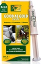 TRM Good as Gold Equine Calming Supplement Paste for Relaxation and Focus Relaxation 124; Tryptofan, Magnezu, Witaminy B - 3 Qty x 1,23 oz (3 Qty x 35g) - 3 Qty x 1,23 oz