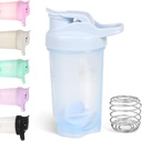D.Y.A 16oz Shaker Butelka Beyond Leak Proof Sports Shaker Cups for Protein Shakes Beyond Shaker Butelka do wstępnego treningu i podróży Aby przejść BPA Free & Easy Clean Protein Shaker Butelka, Blue