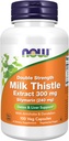 Teraz Foods Supplements, Silymarin Milk Thistle Extract 300 mg z karczocha i mniszka, podwójna siła, Wspomaga czynność wątroby *, 100 Kapsułki Veg