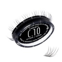 Lashify Curl 10mm Gossamer DIY Eyelash Rozszerzenia Refill, czarny, łatwe fałszywe rzęsy dla naturalnego wyglądu