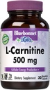 Bluebonnet Nutrition L- Carnitine 500mg, Transports Fatty Acids *, Boosts Cellular Energy *, SoyFree, Gluten- Free, Non-GMO, Kosher Certified, Vegan, 30 Kapsułki roślinne, 30 Służenia