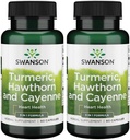 Swanson Full Spectrum Turmeric Hawthorn & Cayenne 60 kapsułki (2 opakowania)