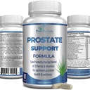 Prostate Support Formuła dla mężczyzn - Saw Palmetto, Sterol roślinny, 33 Zioła, Pigułki do kontroli pęcherza w celu zmniejszenia częste oddawanie moczu i Blocker DHT zapobiec wypadanie włosów 124; Prostate Supplement Supplement