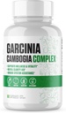 Garcinia Cambogia Dodatkowa siła 124; # 1 Nowa Garcinia Cambogia Suplement Plus Chlorek potasu, Karbonian wapnia i kwas chromowy Amino Acidum 124; Zwiększenie energii & Stamina - 60 Kapsułki wegańskie