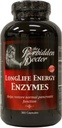 LongLife Energy Enzymes, 3mo Supply-Pancreatin 6X Strongest Enzyme Pancreas Digestive Support 100% Whole Food-No Synthetics, Trypsin 2500 USP, Chymotrypsin 1000 USP-PROBIOTICS-Turmeric-Herbs