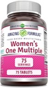 Amazing Supples Women 's One Multiple Assembly 124; Food- Based Amplitude 124; Tablets Supplement Amplitude 124; Perfect Blend of Vitamin, Minerals, 25 Milion CFU probiotyki i enzymy oparte na żywności (1 Pack, 75 Count)