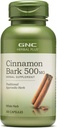 GNC Herbal Plus Cynamon Bark 500 mg Suplement, Tradycyjne zioła Ayurvedic, 100 Służenie