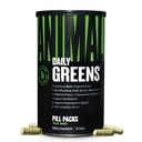 Daily Animal Greens Pill Packs - Kale, Trawa pszenna, Alfalfa & More - Wygodne Prebiotyczne i Probiotyczne Superfood Mieszanka dla Superior Trawienie, Gut Health i Immunitet dla mężczyzn i kobiet - 30 Day Supply