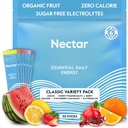 Nectar Energy Booster - Kofeina organiczna, B12 & Elektrolity - Bez cukru & Zero Calorie - Zdrowa kawa, Napoje energetyczne i Soda alternatywna - Hydration & Suplement energii (Variety 30 Pakiety proszkowe)