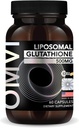 OMVI Philadelphia, Liposomal Glutathione kapsułki, Superior Absorption, Potężny przeciwutleniacz, Detox wątroby, Immune Enhancer, Antyoksydant Supplement for Energy, Mózg, Skóra, Zdrowie wątroby (500mg, 60Kapsułki)
