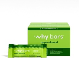 Bary z białkami, Jabłko migdały, 2.04 Bary z Ounce (Opakowanie z 12 Barów z białkami) - Superfood z białkami, Gluten Free, Nie GMO, Organic, Wegan, Proste składniki
