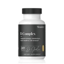 Shaklee - B- Complex - Ultimate Energy Boost with Patented Bioactivated Absorption System ™ - B Vitamin for Enhanced Well- Being - Wsparcie energii, układu krążenia i zdrowia mózgu - 240 Tablets