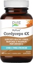 PURE ESSENCE LABS MyPure Cordyceps 4X Mushrooms - Concentrated Cordyceps Mushroom Powder Supplements for Immune System, Stress Response, Physical & Mental Performance - 2 Months Supply