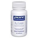 Pure Encapsulations B12 Folate - Suplement energetyczny do wsparcia Nerwów, Energy Metabolizm & Wsparcie Cognitive * - z witaminą B Folate jako Metafolin - 60 Kapsułki