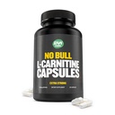 "No Bull" Suplement L- Carnitine, Pure Keto- Friendly L- Carnitine L- Tartrate Kapsułki dla poprawy funkcji kognitywnej & Focus for Women and Men, L Kapsułki karnityny, 500mg
