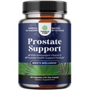 Herbal Saw Palmetto Mężczyzna Suplement - Potent Pygeum i Saw Palmetto Ekstrakt z Beta Sitosterol & Green Tea Suplementy dla dorosłych samców do wspomagania trakcji moczu i częste oddawanie moczu - 60 Kapsułki