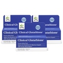 Terry Natural Clinical Glutathione - Suplement przeciwutleniający do wysokiej absorpcji - Suplement dietetyczny z L- Glutathione - Suplement wegański do wsparcia zdrowia komórek - 60 Wolne tabletki roztopione (opakowanie po 3)