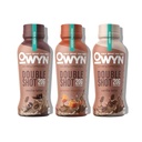 OWYN Only What You Need Doubleshot Dairy Free Keto Protein Shake, Variety Pack, 0g cukru, 20g białka na bazie roślin, 180mg kofeiny, Gluten & Soy Free, Non-GMO, Wegan (36 Pack, 12 Butelki Fl Oz)