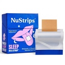 NuStrips ™ Fast- Rozpuszczanie pasków sennych z 5 mg Melatoniny, Valerian Root, L- Theanine & witaminy B6 - Blueberry Flavor - Natural Sleep Aid, Wegan, Non-GMO, Gluten Free - Fall Asleep Fast (30 Strips)