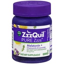 ZzzQuil Pure Zzzs Gummies melatonina, Pomoc senna, Melatonina 2 mg, z rumianku i lawendy, Melatonina Gummies snu, Pomoc snu dla dorosłych, Wildberry Vanilla Flavored, 24 Gummies snu