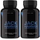 Rize laboratoria - Jack Hammer Libido suplement booster dla mężczyzn, Powerful All Natural Formula poprawić wydajność (120 kapsułki)