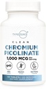 Type Zero Clean Chromium Picolinate (1000mcg) 120 Tablets, Gluten-Free | GMO-Free