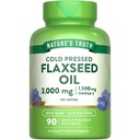 Nature 's Truth Flaxseed Oil Softgels 124; 90 Hrabia 124; Cold Pressed, Non-GMO & Gluten