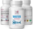 Water Away Natural Complex - WATER AWAY - Podparcie wody diuretycznej, Suplement płynów, Wellness diuretic, Naturalne wsparcie płynów, Wsparcie równowagi ziołowej, Dodatek do zarządzania wodą 1 Butelka 60 Kapsułki