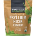 Viva Naturals Organic Pyllium Husk Powder, 24 oz - Finely Ground, Unflavored, Vegan, Keto, Paleo, Nie-GMO Plant Superfood, Dobre źródło włókna do pieczenia bez gluteny, Soki i Smoothies