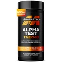MuscleTech Termogeniczny Testosteron Booster dla mężczyzn, AlphaTest Thermo - T- Boost Mens Suplement z Tribulus Terrestris - Mężczyzna Gym Trening Suplementy do Muscle Growth, Stamina & Energy - 90 Pigułki