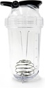 Butelka z mieszalnikiem shaker, 500 ml / 16oz, zmywarka do naczyń, nieprzepuszczalny, Przenośny pre Workout serwatkowy kieliszek z białkiem, Mieszane koktajle Shakes, prezenty dla mężczyzn Kobiety, prezenty dla białego słonia dla dorosłych
