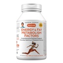 ANDREW LESSMAN Energy and Fat Metabolizm Czynniki 360 Kapsułki - Promotes Optimum Fat Burning and Energy Metabolizm, z Carnitine, Green Tea, Guarana, Ginseng, B- Complex. Łatwe do połknięcia kapsułki