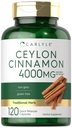 Carlyle Ceylon Cynamon Kapsułki 4000 mg 124; 120 Hrabia 124; Non- GMO & gluten