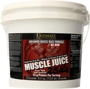Ultimate Nutrition Muscle Juice, Weight Gain Drink Mix - Mass Gainer Workout Proszek dla mężczyzn i kobiet - Suplement do Lean Muscle Growth & Immune Support z 55 g białka - Czekolada, 13.2lb
