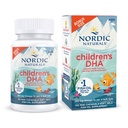 Nordic Naturals Children 's DHA, Truskawka - 120 Mini żele do żucia dla dzieci - 250 mg Omega-3 z EPA & DHA - Rozwój mózgu i funkcje - Non-GMO - 30 Służenie