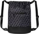 Flex Cinch Drawstring Siłownia Bag dla kobiet z graficznych wzorów 124; Trwały lekki Siłownia Cich Bagi 124; Wielki dla Siłowni Bag, Podróżowanie i Overnights 124; Czarny / Biały - Be Yourself