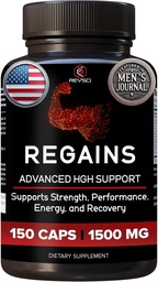 HGH Supplements for Men & Women - Regains Natural Anabolic Muscle Growth Building & Human Growth Hormon for Men, Muscle Builder for Men, Muscle Recovery Post Workout Supplement, 150 pigułek protein