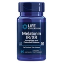 Przedłużenie życia Melatonina IR / XR, 1,5 mg, szybko i Extended- Release Formuła optymalnego wsparcia snu, Zdrowe rytmy circadian, Cellular Defense, Gluten- Free, Non-GMO, 60 Kapsułki
