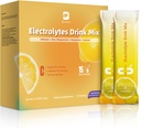 Electrolyte proszek do odzyskiwania Drink Mix Drink 124; Bezcukrowy Electrolyte w proszku Suplement z cynku potasu i magnezu do nawadniania - Keto Electrolytes, Non-GMO & Cugar- Free - 15 Stick