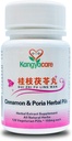 GUI Zhi Fu Ling Wan Ling Wan - Cynamon & Pigułki poria - Natural Cycle Relief - Pomoc skurcze menstruacyjne, wzdęcia, dyskomfort w okresie - Promowanie zdrowia kobiet - Wszystkie naturalne - 126 Ct (1 butelka)