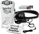 SuperEar Model SE7500 dla seniorów - Wzmacniacze słuchu dla seniorów i osób starszych, Super Ear Personal Sound Amplifier, Sound Amplifier Listening Device i Audio Akcesoria w 50dB Wzrost dźwięków otoczenia