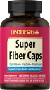 Lindberg Super Fiber Supplement | 180 Capsules | Oat, Pectin, & Psyllium | Non-GMO & Gluten Free