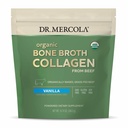 Dr. Mercola Organic Bone Broth Collagen Powder - Supports Bone Health & Muscle Growth - USDA Organic, Non-GMO, Gluten-Free & Dairy-Free - 30 Servings - Vanilla Flavor