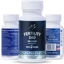 YOU'RE NATURAL Male Fertility Vitamins, Optimal Sperm Count, Motility, and Strength, Ashwagandha, Folic Acid 800 mcg, Magnesium, Maca Root, L-carnitine, Vitamin C, E, D3, Zinc | 30 Day Supply