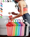 EBAT 16 Piece set kolorowe AntiDropBPAFREELeakProofProtein Shaker Butelka wartości w. Whisk Ball & ErgonomicDesign &, 8 Unikalne Color Value Pack (Zobacz zdjęcie) dla mężczyzn / kobiet /